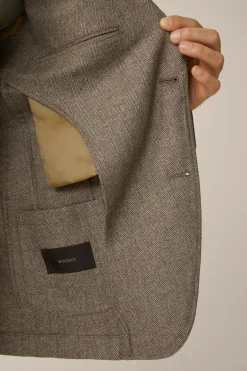 Wollmix-Sakko Giro Mit Cashmere In Fischgrat*Windsor Best