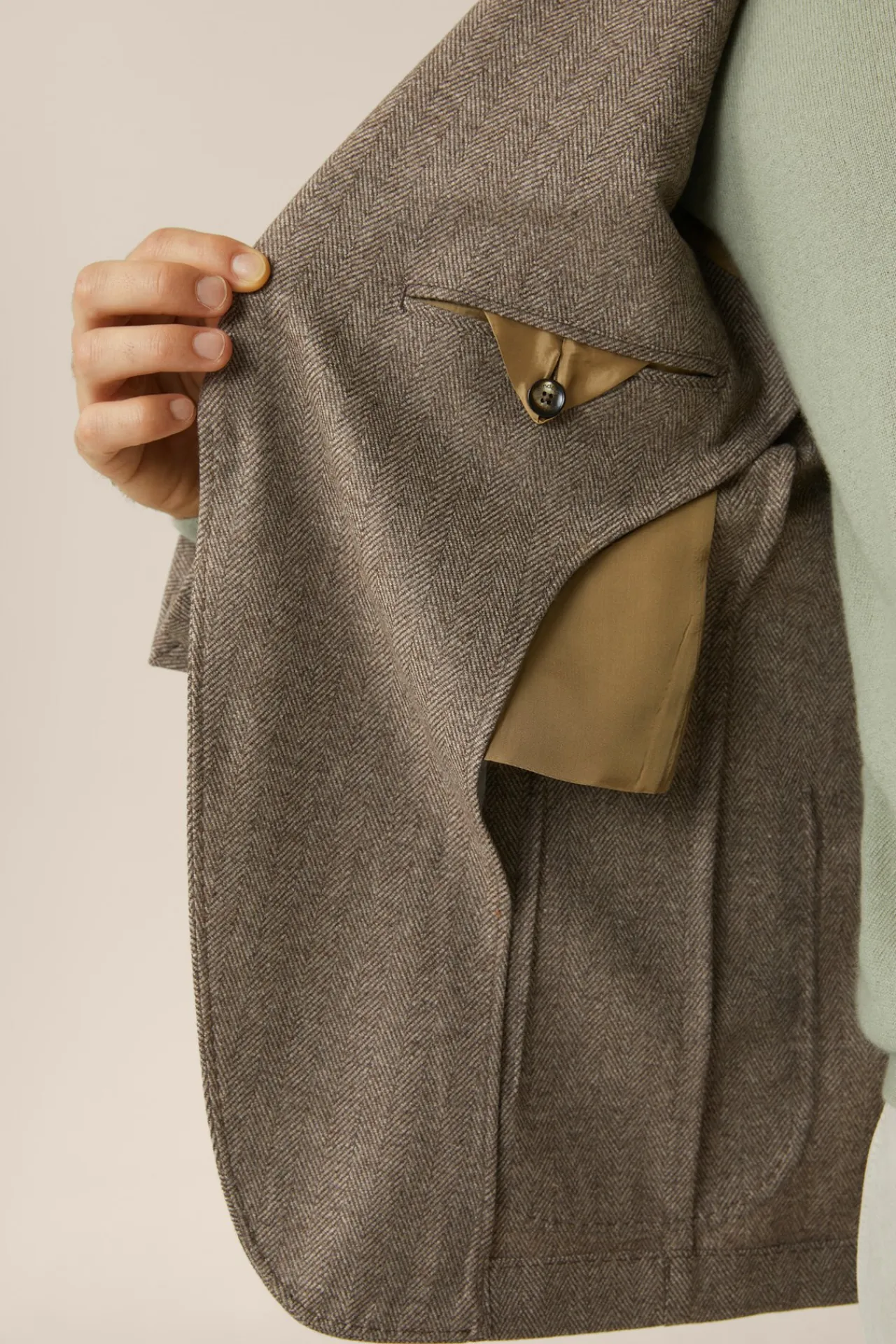 Wollmix-Sakko Giro Mit Cashmere In Fischgrat*Windsor Best