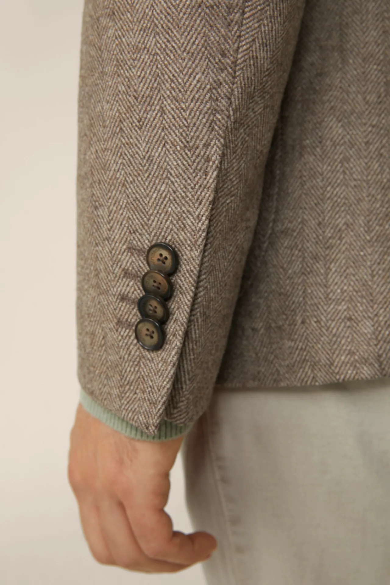 Wollmix-Sakko Giro Mit Cashmere In Fischgrat*Windsor Best