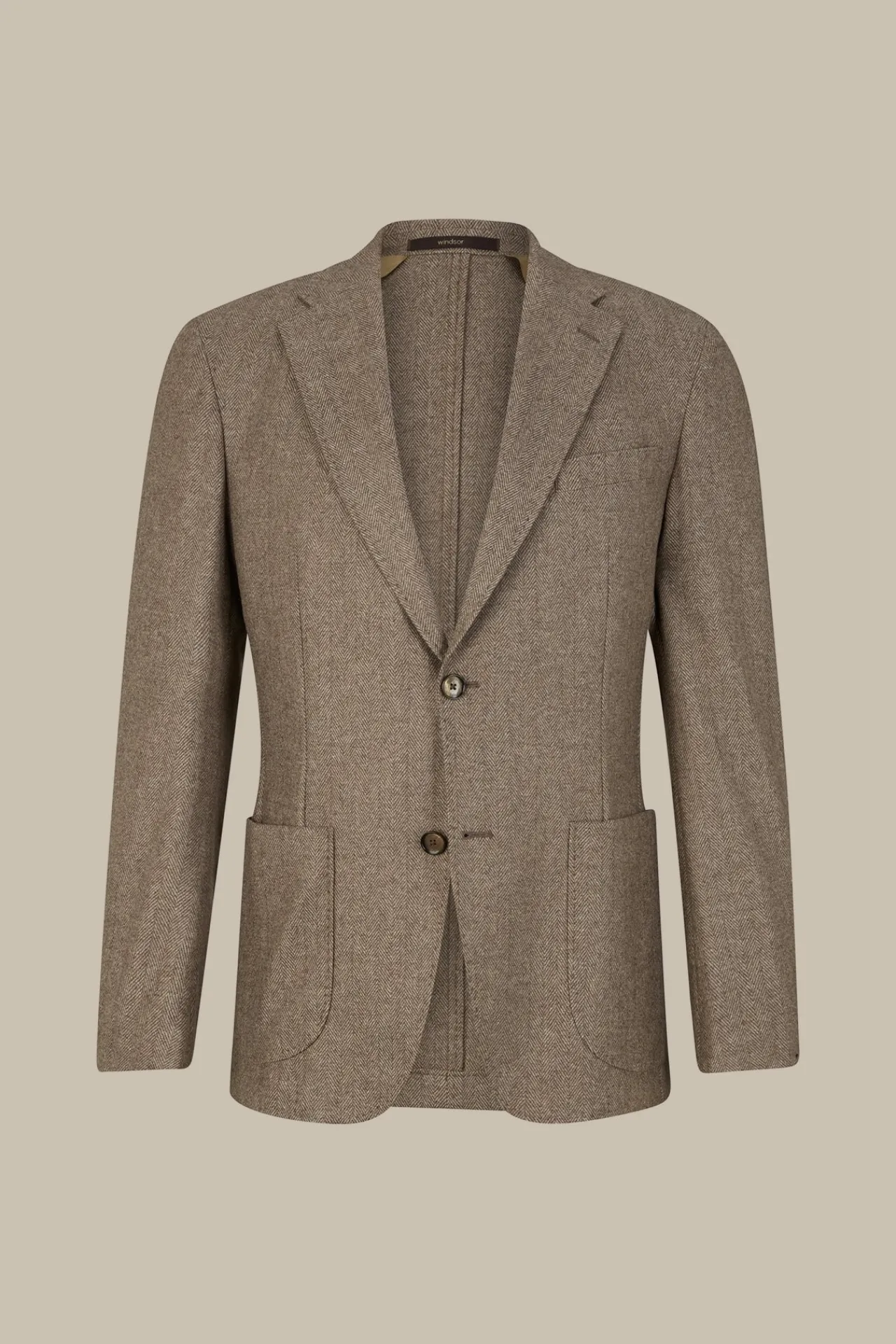 Wollmix-Sakko Giro Mit Cashmere In Fischgrat*Windsor Best