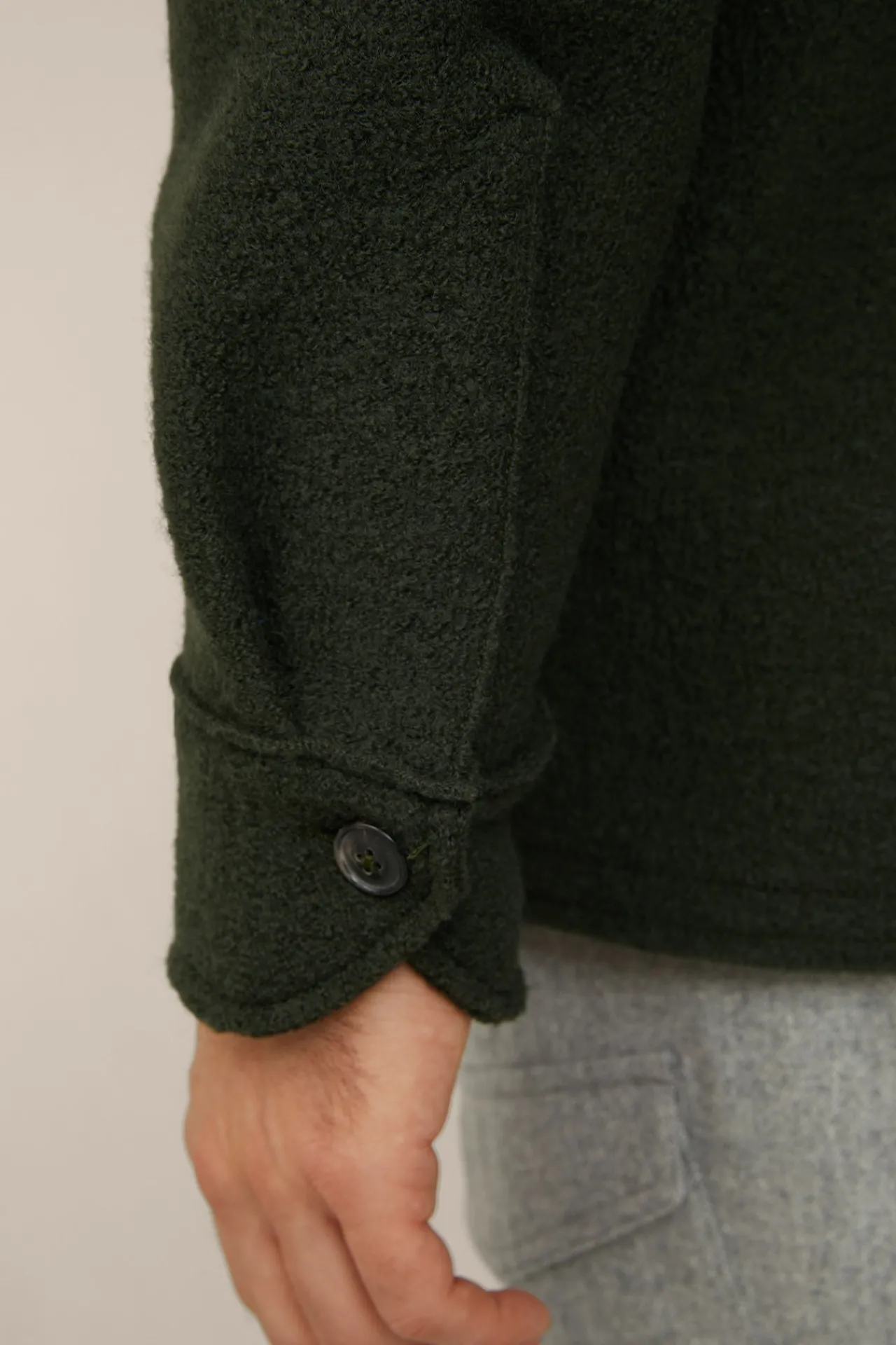 Woll-Overshirt Orio Mit Aufgesetzten Brusttaschen In*Windsor Outlet