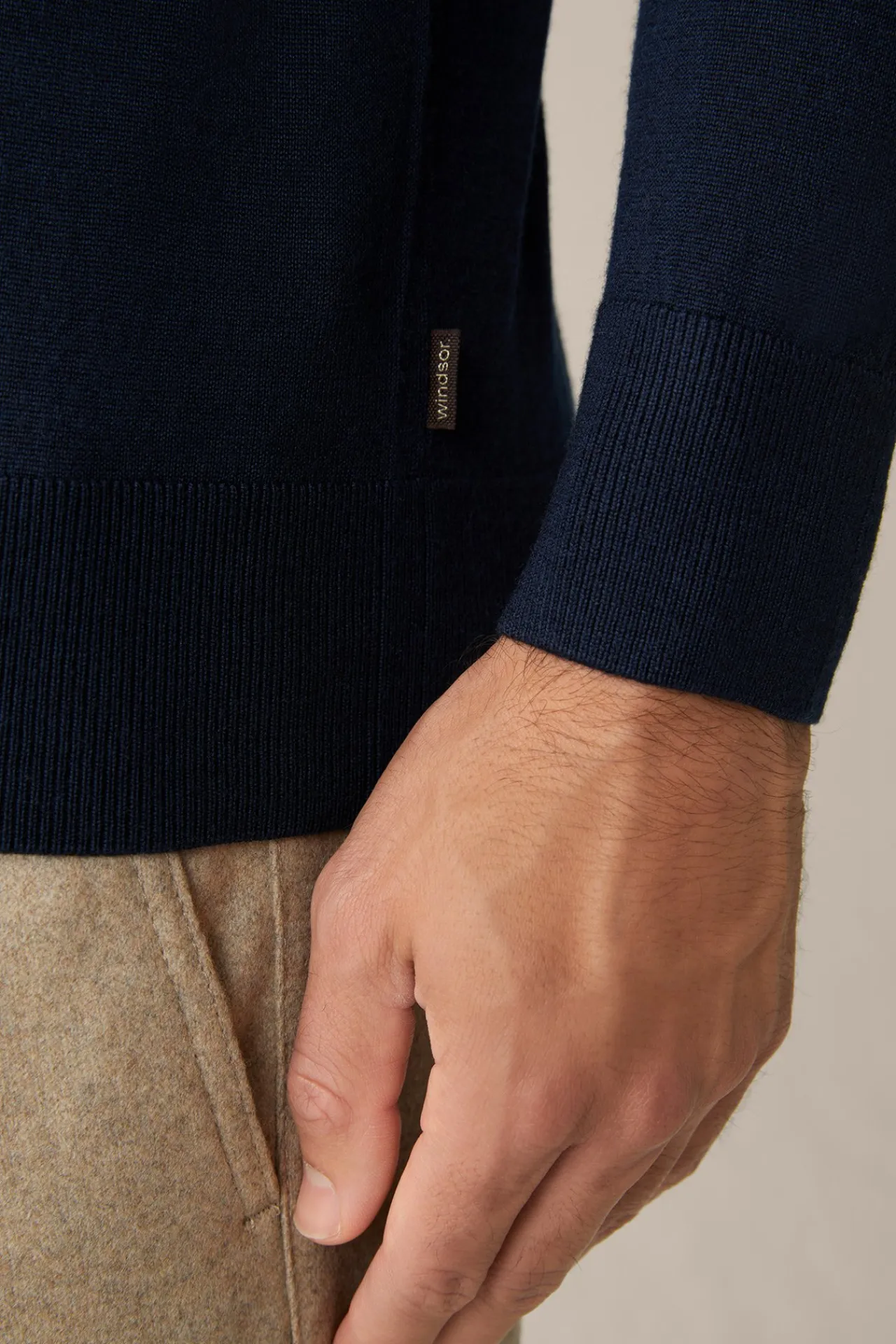 Woll-Rollkragen-Pullover Nando Mit Seide Und Cashmere In*Windsor New