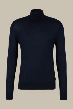 Woll-Rollkragen-Pullover Nando Mit Seide Und Cashmere In*Windsor New