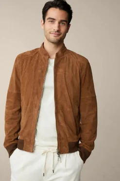 Ziegenvelours-Leder-Blouson Borello In*Windsor Best