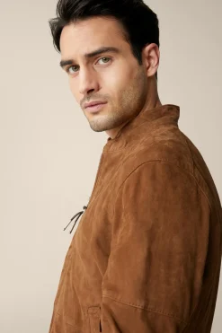 Ziegenvelours-Leder-Blouson Borello In*Windsor Best