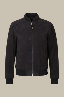 Ziegenvelours-Leder-Blouson Borello In*Windsor Clearance