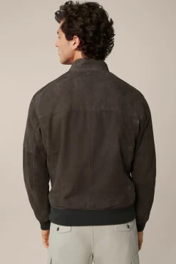 Ziegenvelours-Leder-Blouson Borello In*Windsor New