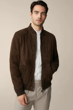 Ziegenvelours-Leder-Blouson Borello In*Windsor Best