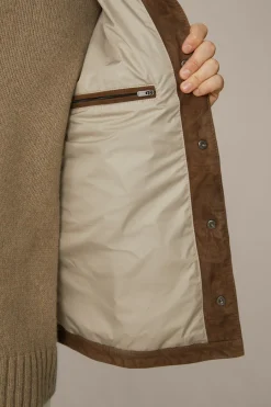 Ziegenvelours-Lederjacke Parma Mit Umlegekragen In*Windsor Outlet